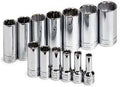 SK Hand Tools 4453 Socket Set 3/8in. Drive 13pc Sae Deep 12 Point