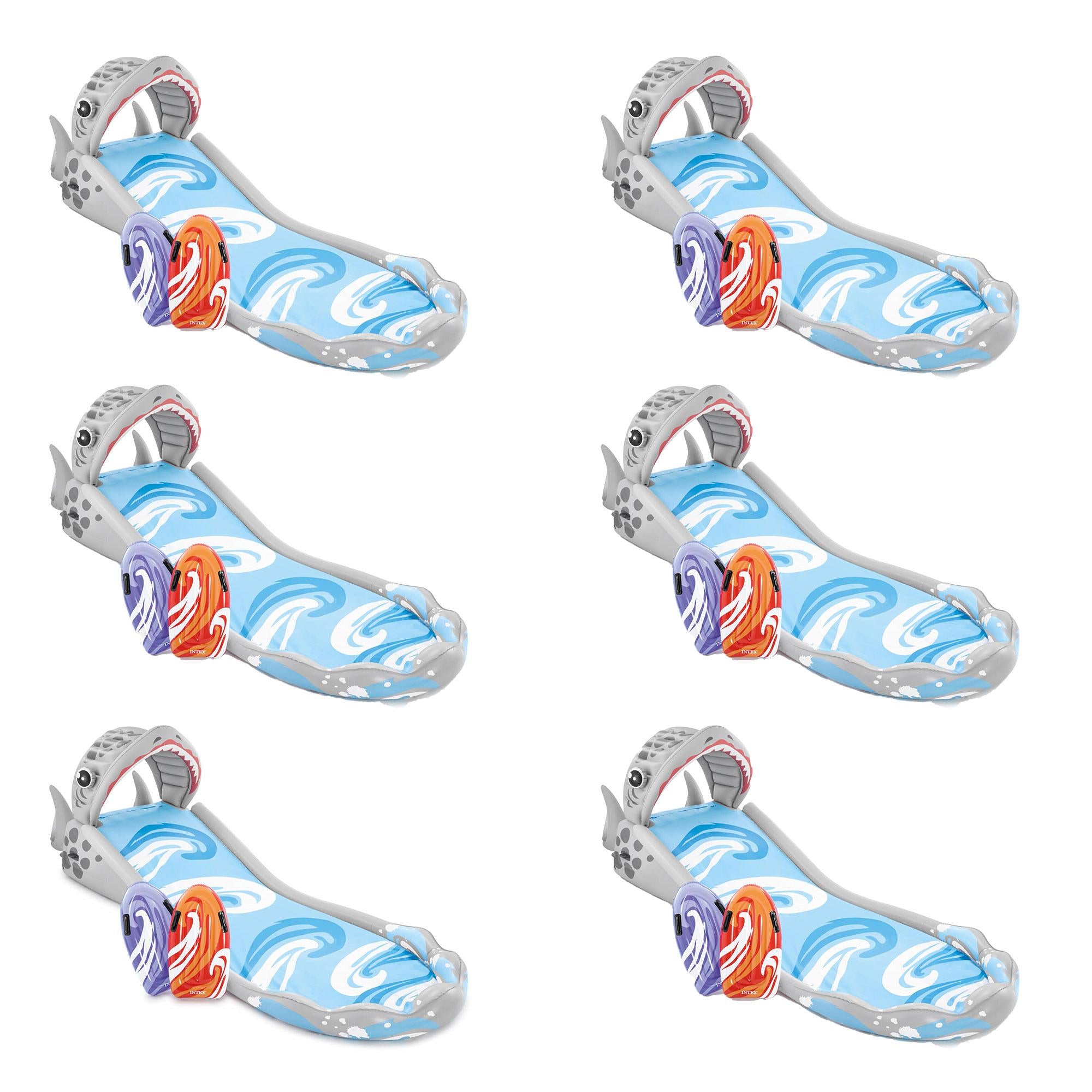 Surf 'N Slide Inflatable Kids Backyard Water Slide w/ Surf Riders (6 Pack)