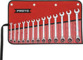 Stanley Proto Industrial JSCVMT-13S Full Polish 12 Point Reverse Ratchet Wrench 13 Piece Set