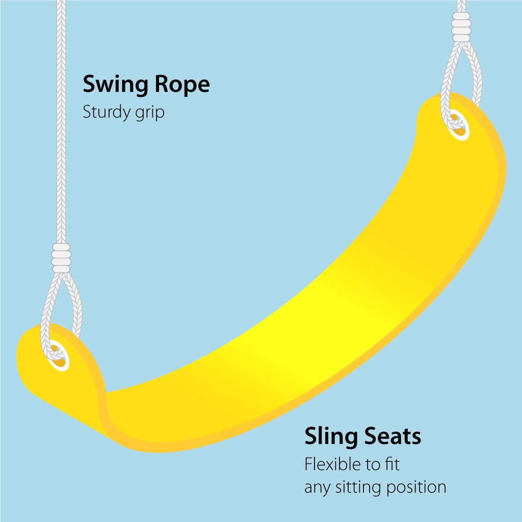 Sportspower North Wooden Swing Set