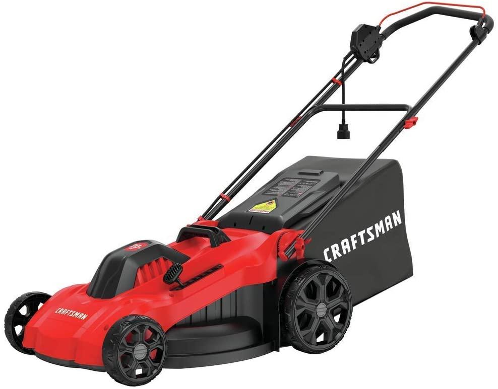 CRAFTSMAN Electric Lawn Mower, 20-Inch, Corded, 13-Ah (CMEMW213)