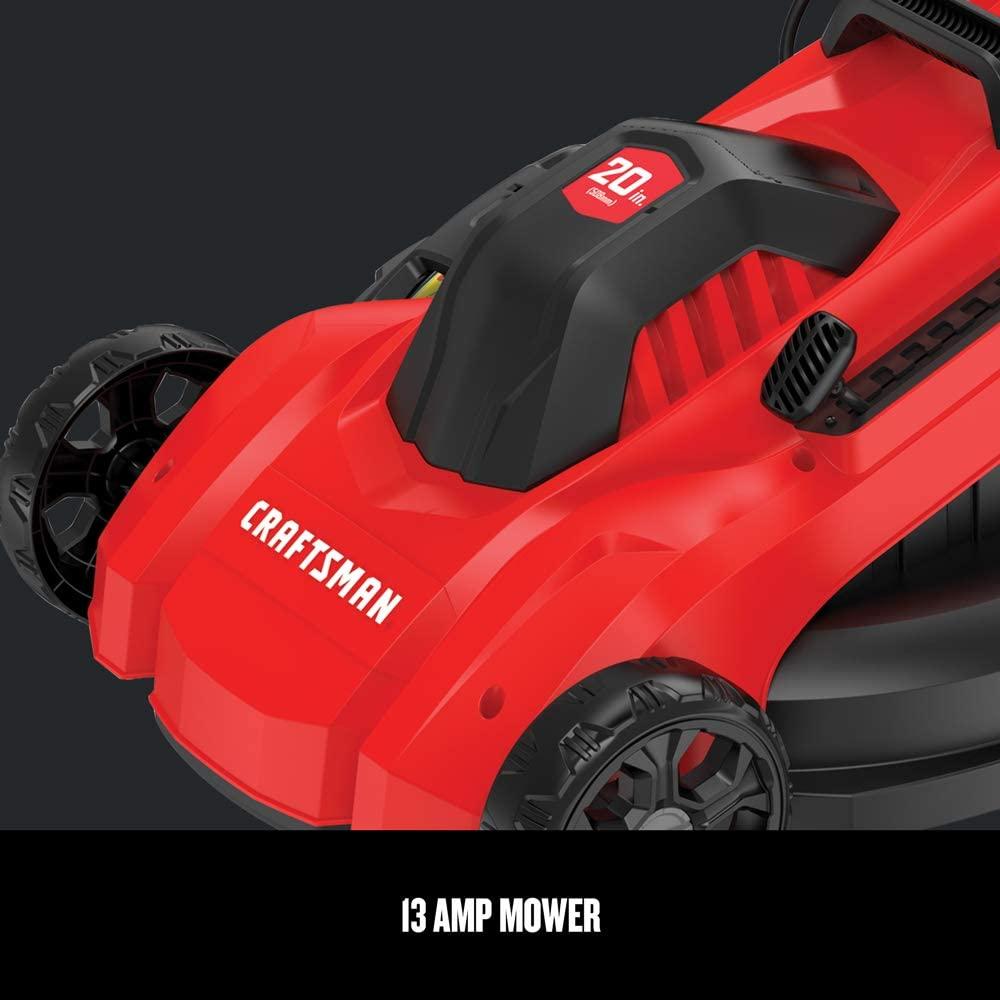 CRAFTSMAN Electric Lawn Mower, 20-Inch, Corded, 13-Ah (CMEMW213)