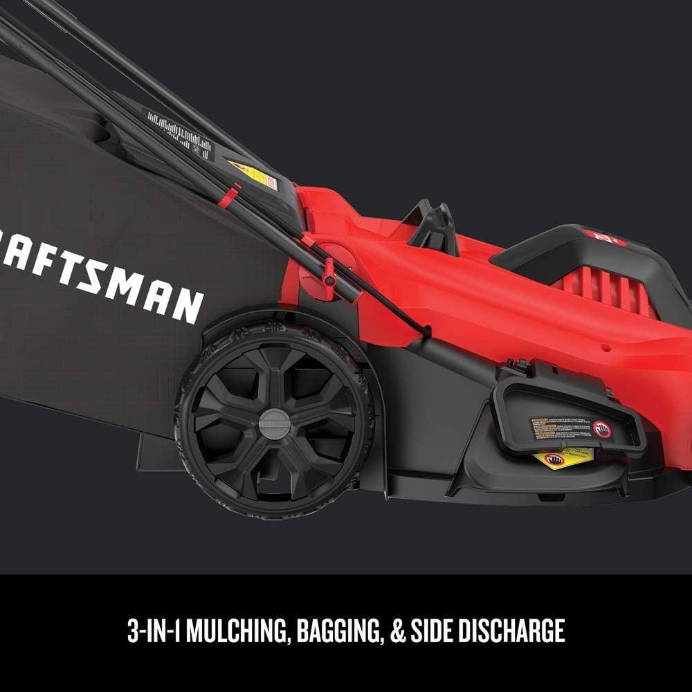 CRAFTSMAN Electric Lawn Mower, 20-Inch, Corded, 13-Ah (CMEMW213)