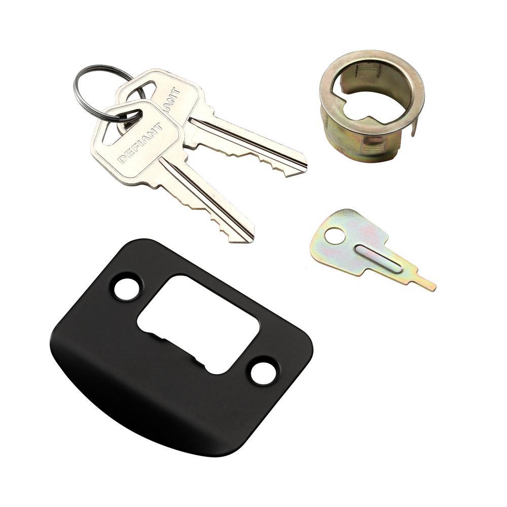 Freedom Matte Black Keyed Entry Door Lever