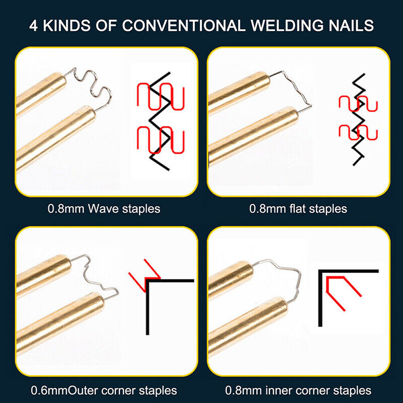 Hot Stapler Plastic Welding Machine Bumper Repair Kit Soldering Iron For Plastic Repair Car Bumper Repair Welding Gun