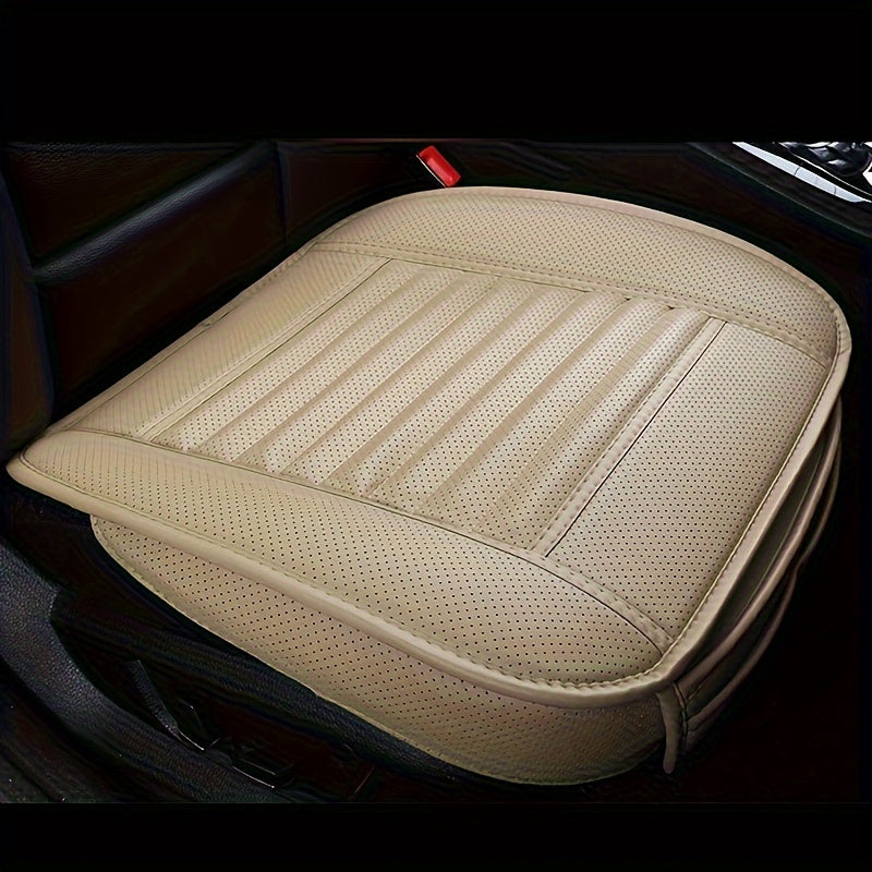 Breathable PU Leather Auto Seat Cushion Protector Anti Slip Car Seat Cover