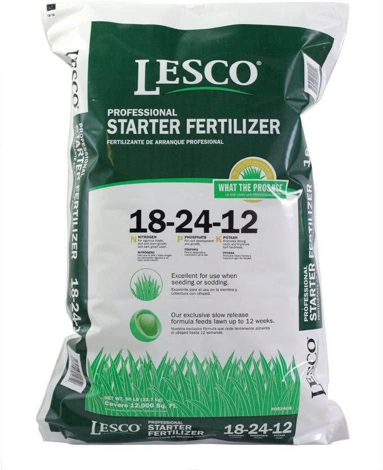 Lesco Professional, 50 LB, 12,000 SQFT Coverage, 18-24-12