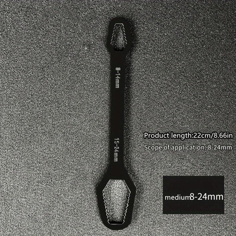 1pc 3-24mm Multi-functional Double Head Wrench Household Tools Universal Self-tightening Adjustable Special-shaped Wrench Portable Hand Tools