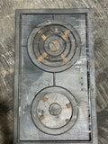 Cast Iron Stove Kitchen FlanOven Rings BBQ Grill Barbecue CooHeavy Duty