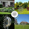 Unique And Amazing Metal Wind Spinner 3D Wind Catcher Metal Outdoor Patio Decor Metal Windmill Spinner For RV Outdoor Garden