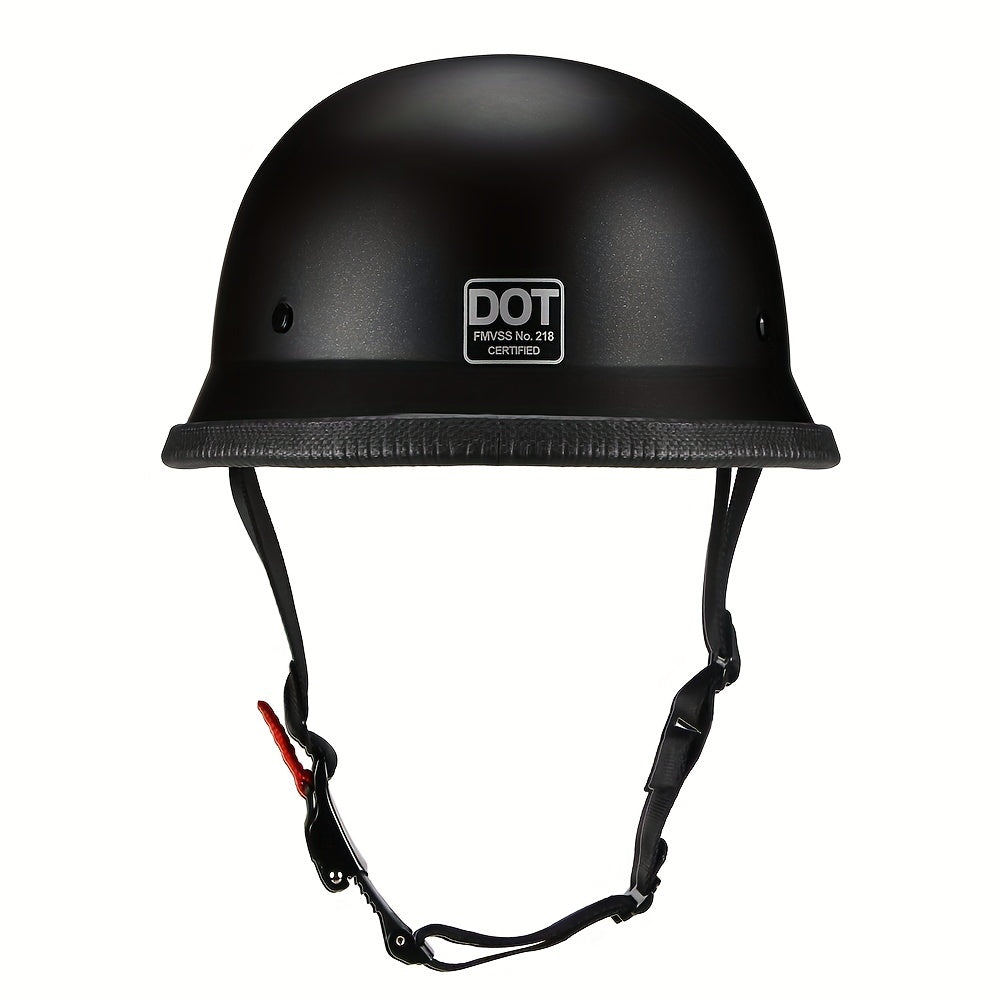 Motorcycle Helmet German Motorciker  Motorcycle Open Face Moto Retro Half Helmet Chopper Biker DOT Size M-XXL