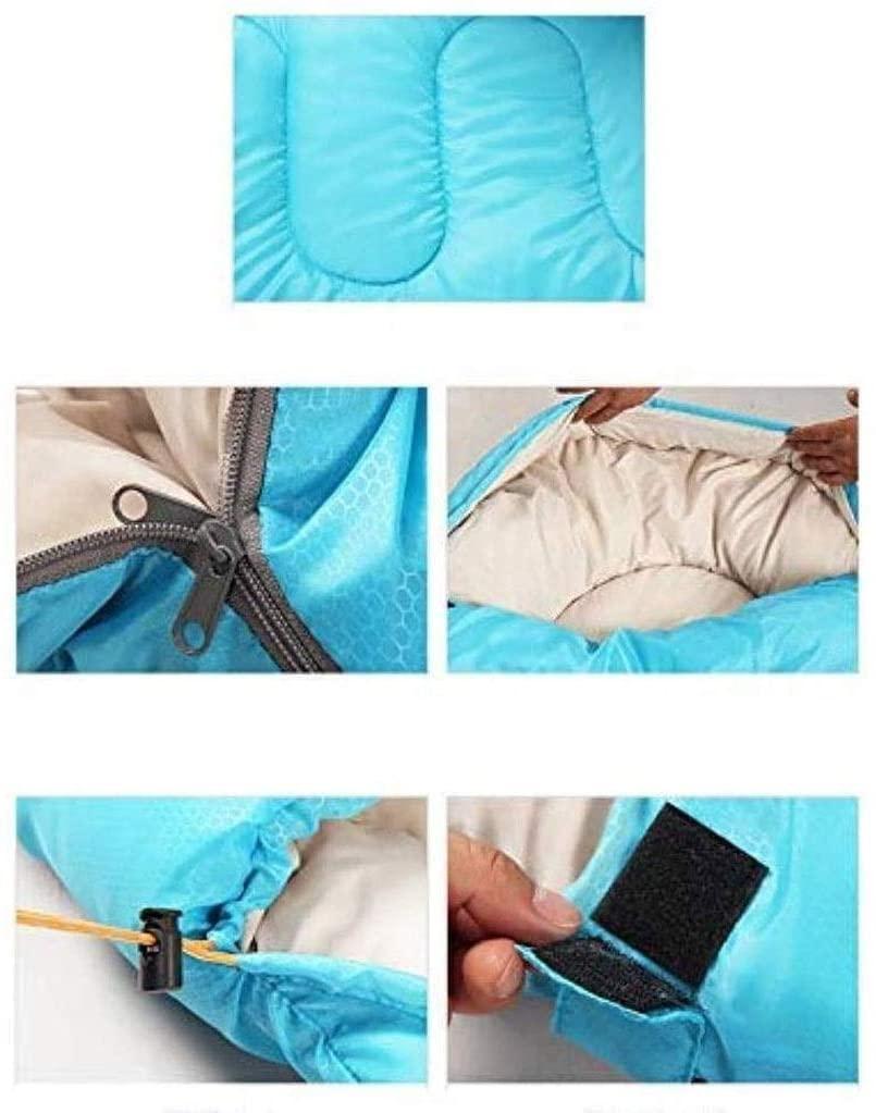 FSGHJJKN Camping Sleeping Bag W/Compact Compression Sack – 4 Season Sleeping Bag for Adults & Kids – Lightweight Warm and Washable, for HiTraveling.
