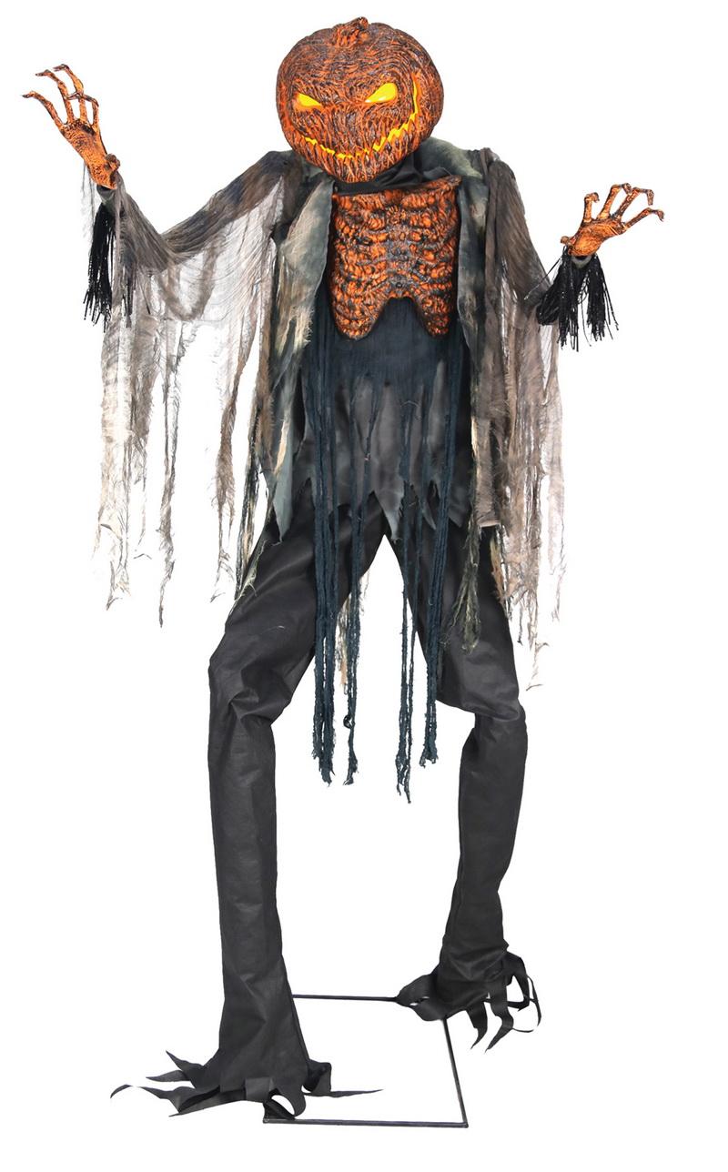 7ft. Scorched Scarecrow Animated NO FOG MACHINE Halloween Decoration