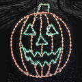 Commercial Grade Halloween LED 44" Wire Framed Jack-O-Lantern Decoration