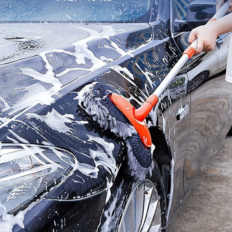 Ultimate Car Cleaning Kit: Microfiber Brush Mop, Mitt, Spon&amp; More - Get A Spotless Shine Every Time!