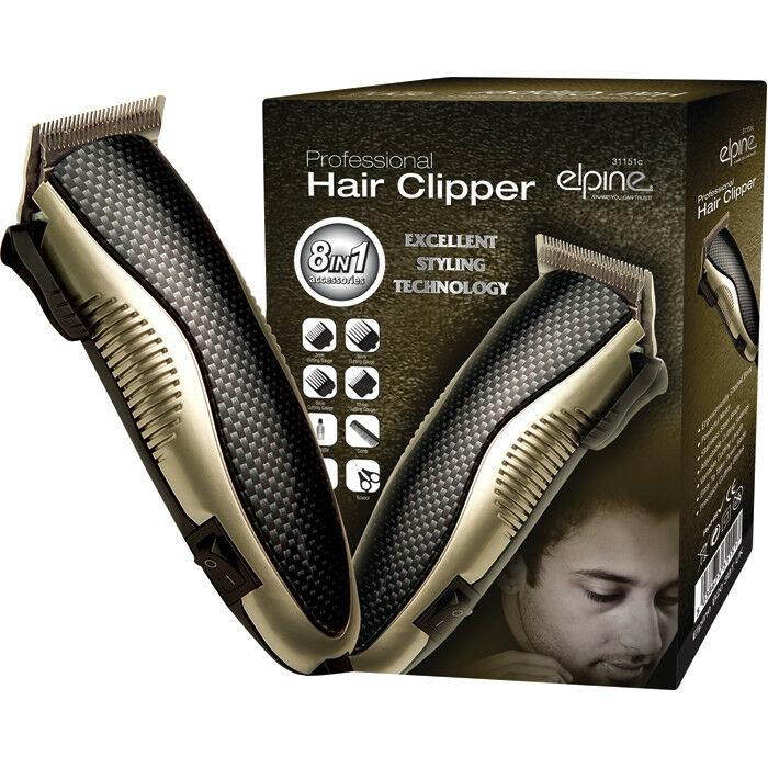Mens 8in1 Professional Electric Hair Beard Clippers Cutters Trimmers Set 8pc