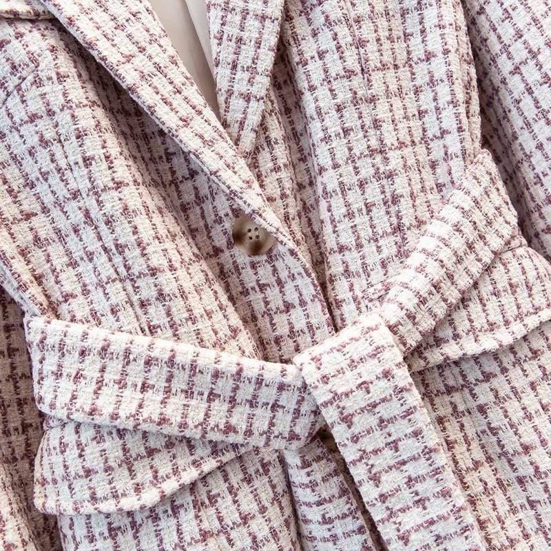 women's tweed winter jacket coat