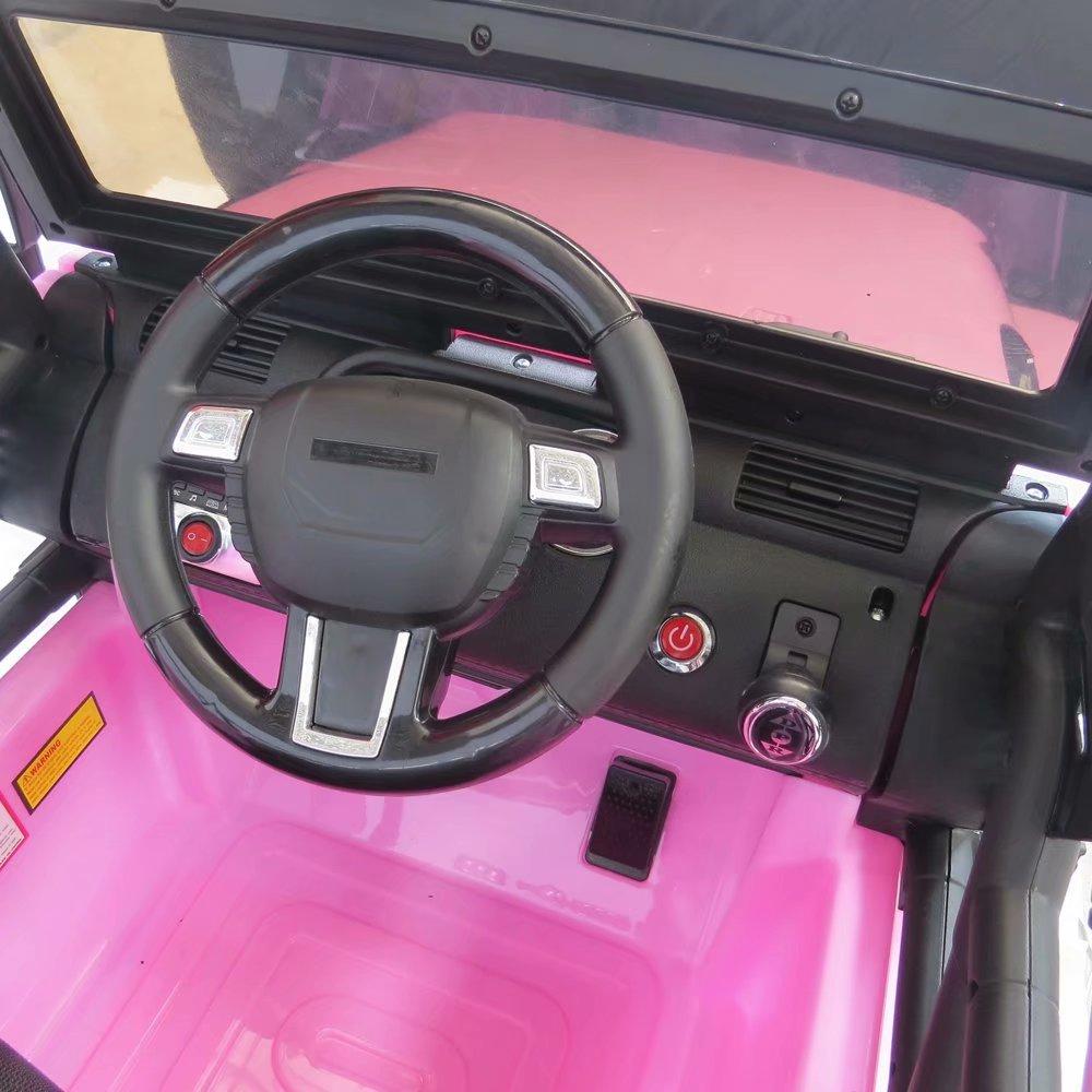 Akoyovwer Kids Ride On Car 12-volts with Remote Control for Childern Kids Christmas Birthday Gift Pink