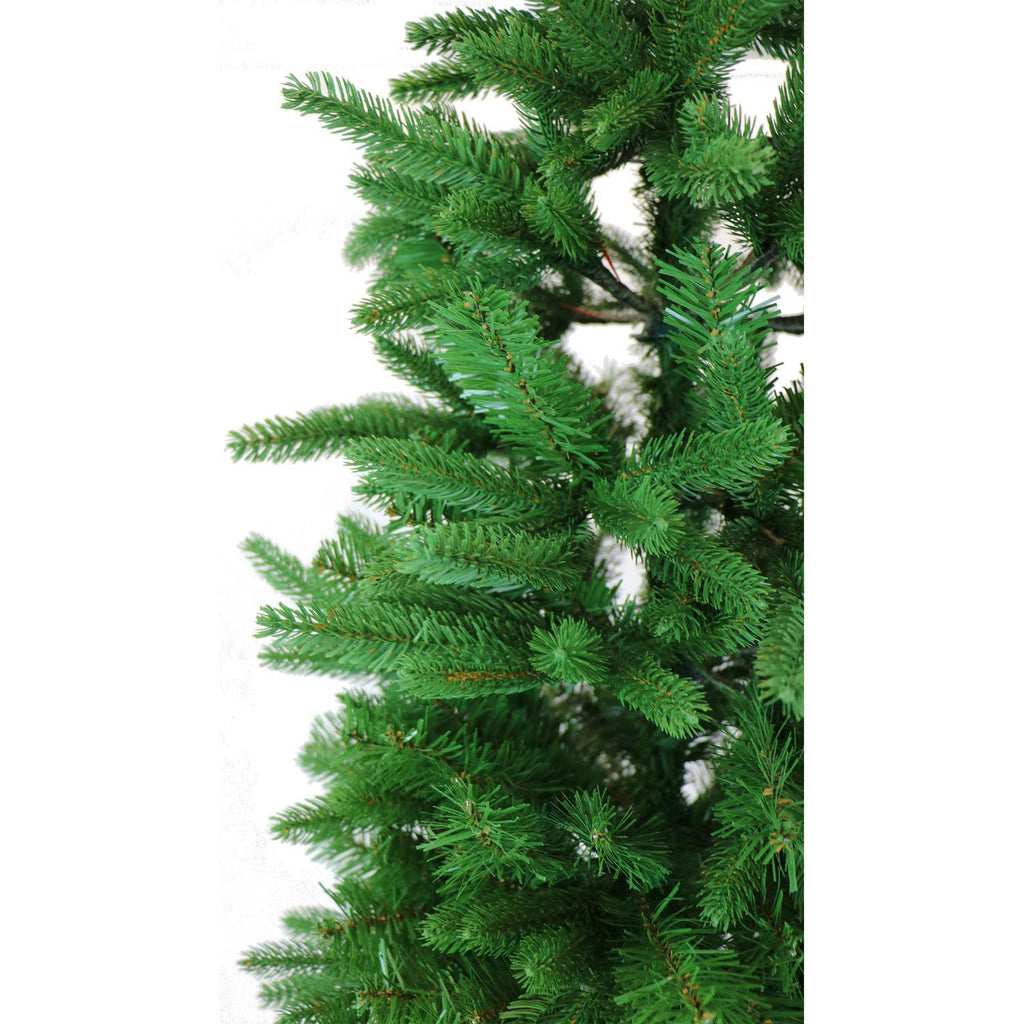 Fraser Hill Farm Green Hinged Pine Christmas Tree, 9'