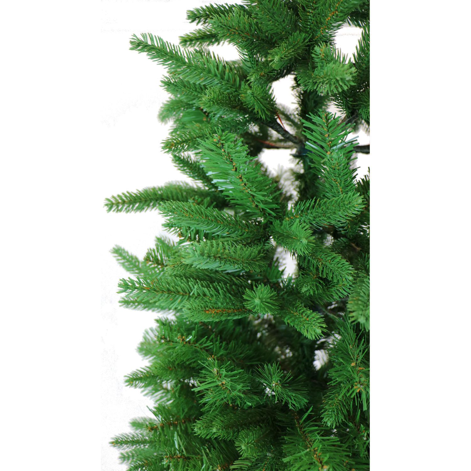 Fraser Hill Farm Green Hinged Pine Christmas Tree, 9'