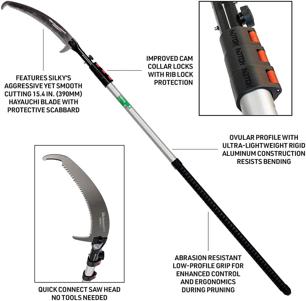 Notch 21' Sentei 4 Section Telescoping Aluminum Polesaw