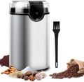 Keenstone Coffee Grinder, Electric Coffee Bean Grinder, Stainless Steel Spice Mill Grinder with Noiseless Motor, Cleaning Brush for Grinding Spices, Pepper, Herbs, Nuts (150W 70g /2.5oz Capacity)