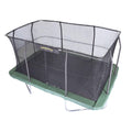 JumpJKRC1015BYC3 10 x 15-Foot Rectangular Trampoline and Enclosure Net Combo