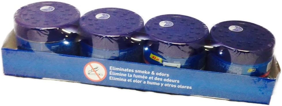 Ozium Smoke &amp; Odors Eliminator Gel. Home, Office and Car Air Freshener 4.5oz (127g), Original Scent (Pack of 4)