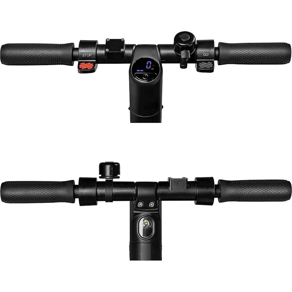 Bird ES4-800 Electric Scooter-Dual Battery- 28 mile Range-800 Watt Motor, Ground Effect Lights, Front Shock Absorption, 15.5 MPH, Ultra-Lightweight, Electric Scooter for Adults (Renewed)