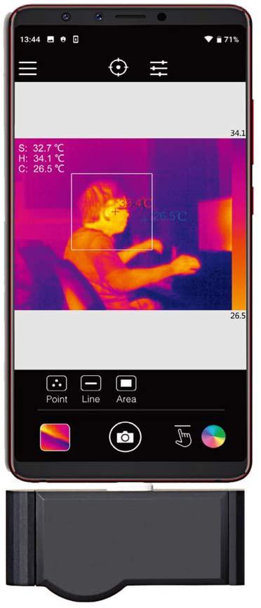 CEM T-10 Misco-USB Type C Professional Grade Thermal Camfor Smartphones - with Vivid IR and MSX ImaEnhancement Technology