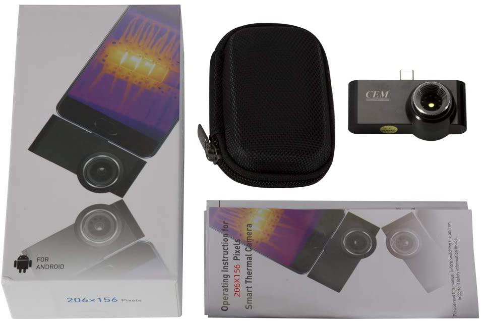 CEM T-10 Misco-USB Type C Professional Grade Thermal Camfor Smartphones - with Vivid IR and MSX ImaEnhancement Technology