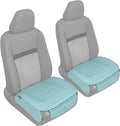 Motor Trend Seat Covers for Cars Trucks SUV, Faux Leather 2-Pack Mint Padded Car Seat Covers with Storage Pockets, Premium Interior Car Seat Cover