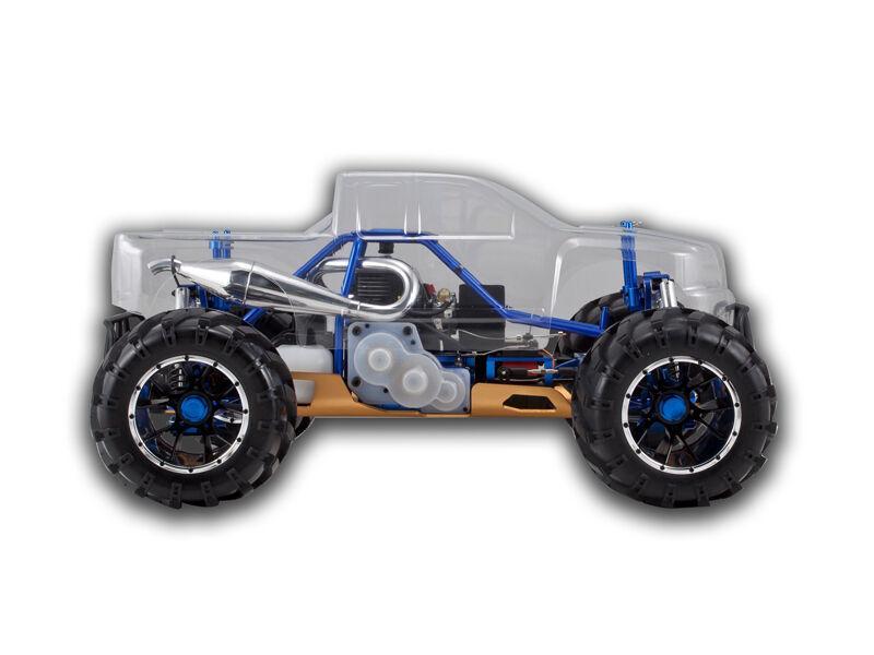 Redcat Racing RampaMt Pro 1/5 Scale  Monster Truck Version Clear Truck