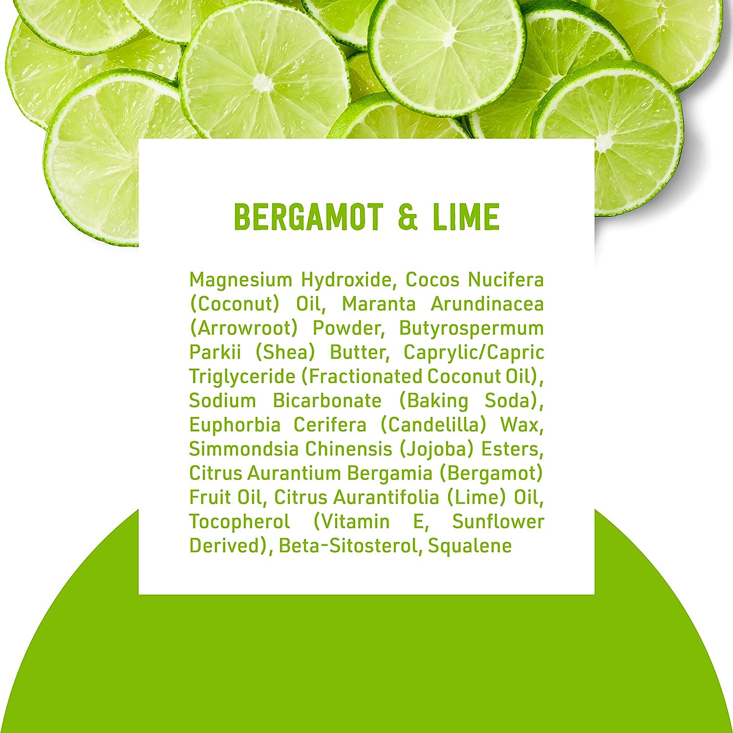 Schmidt's Aluminum Free Natural Deodorant For Women and Men, Bergamot &amp; Lime with 24 Hour Odor Protection, Certified Cruelty Free, Vegan Deodorant, 2.65oz 4-pk