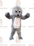 BIGGYMONKEYmascot costume sea lion, giant gray sea lion, sea lion costume