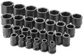 SK 84228 29 Piece 3/4-Inch Drive 6 Point 9/16-Inch to 2-3/8-Inch Standard Standard Impact Socket Set