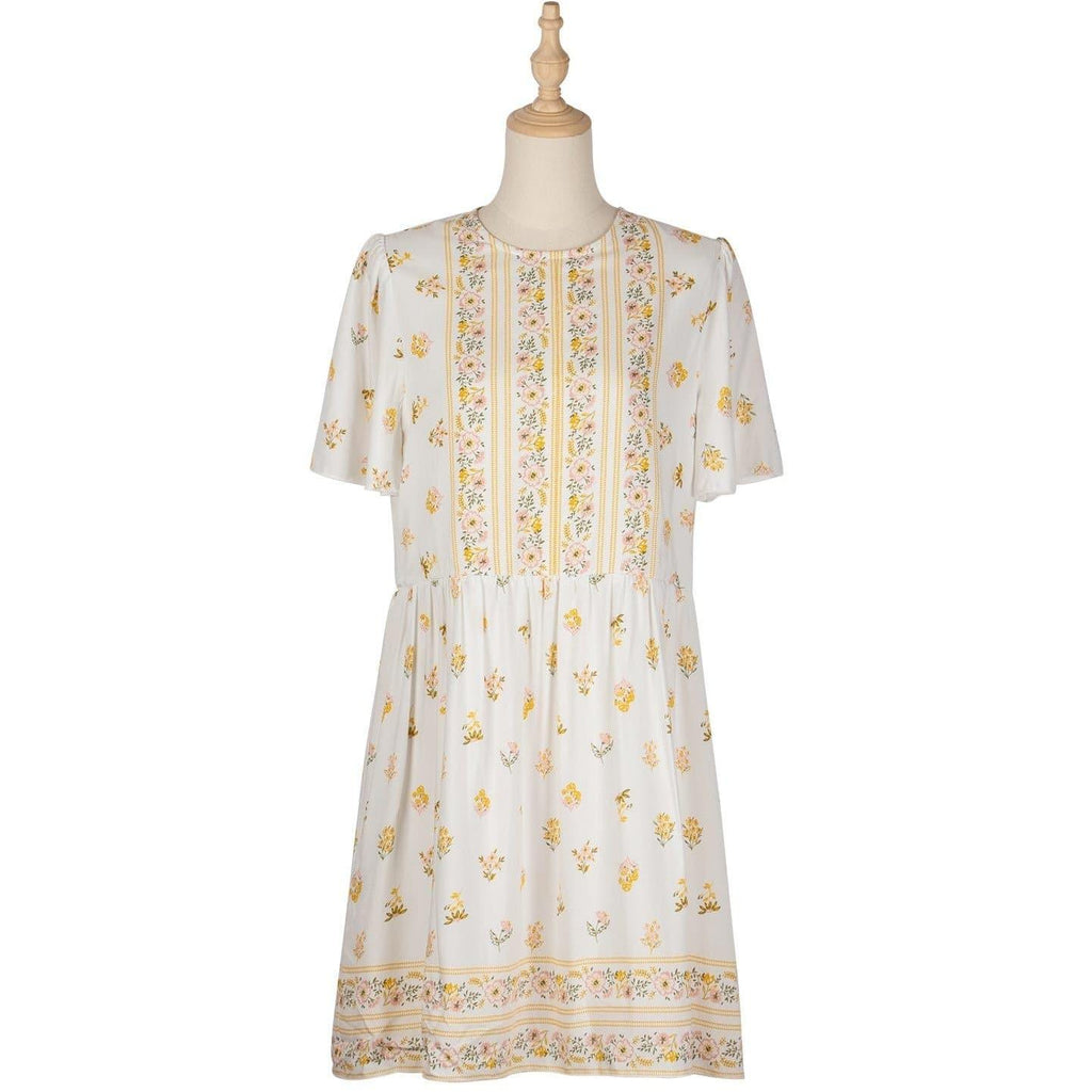 boho casual mini dress