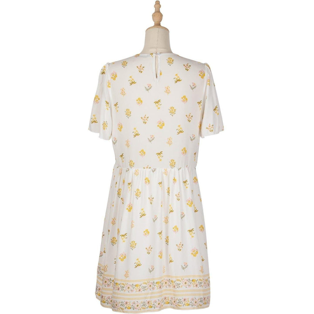 boho casual mini dress