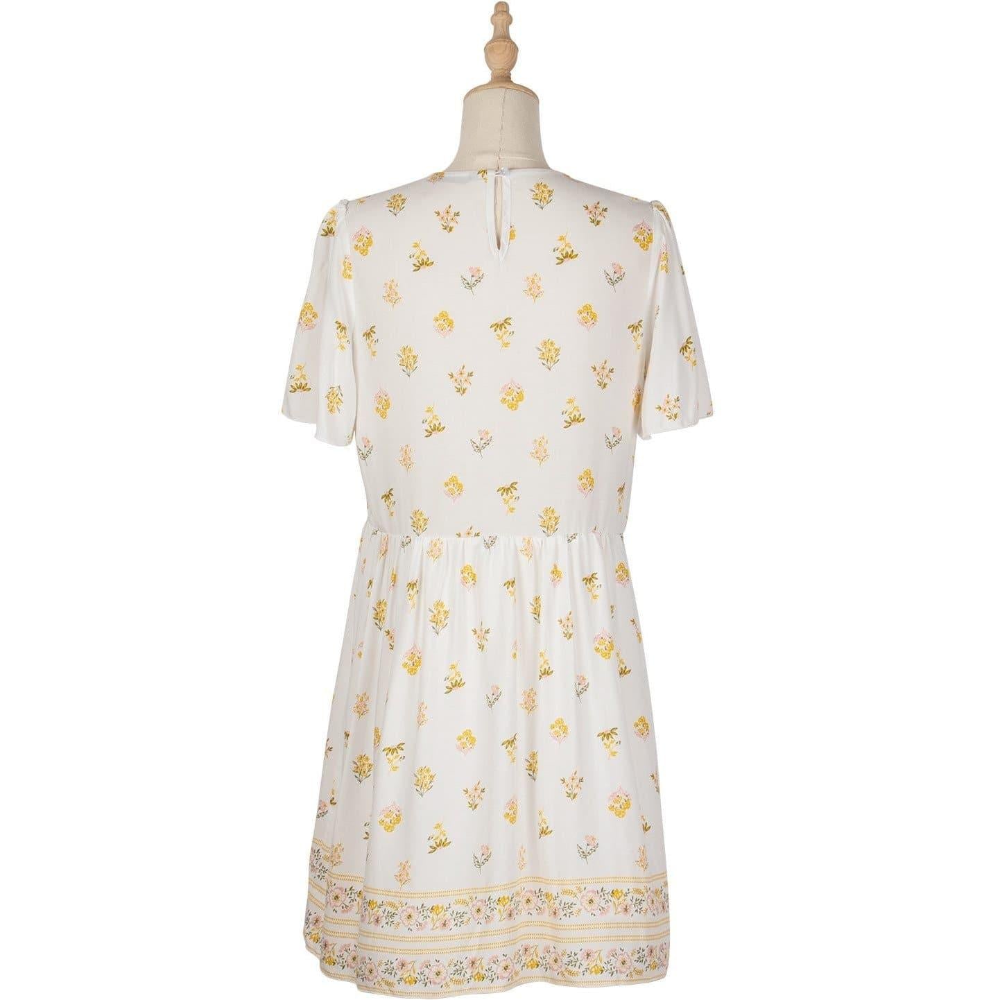 boho casual mini dress