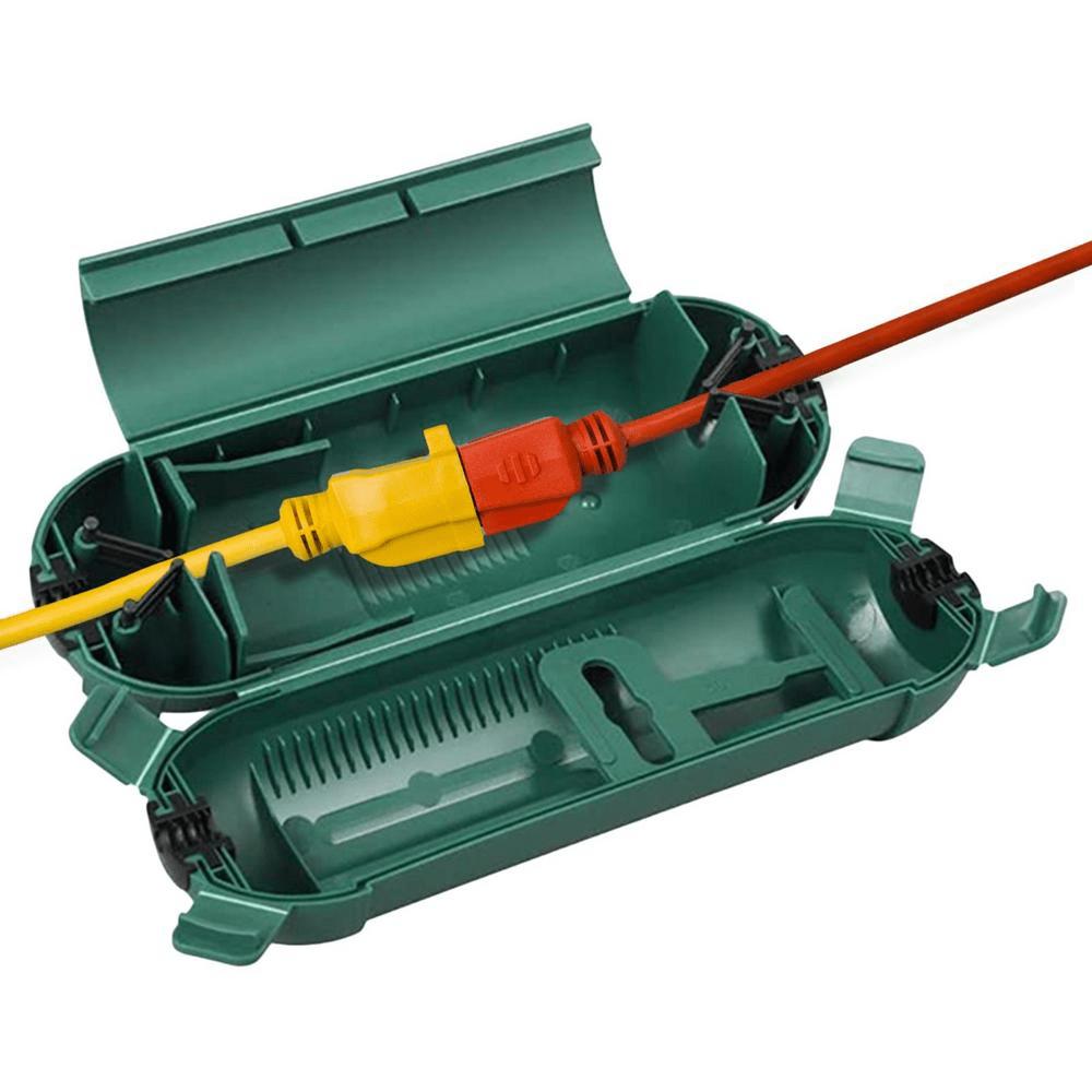 Waterproof Outdoor Extension Cord Safety Junction Box - Protect Your Outlet &amp; Cable Connections!