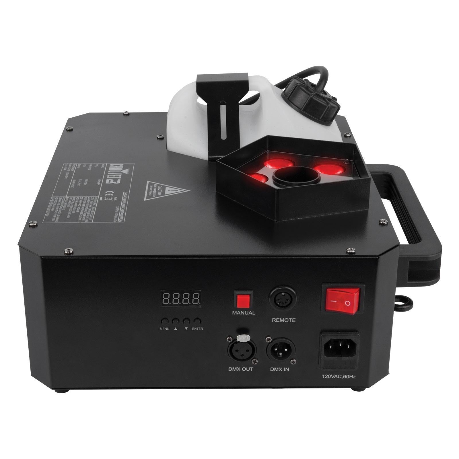 Chauvet DJ Geyser P5 LED Fog Machine with Padded Carry Case Package