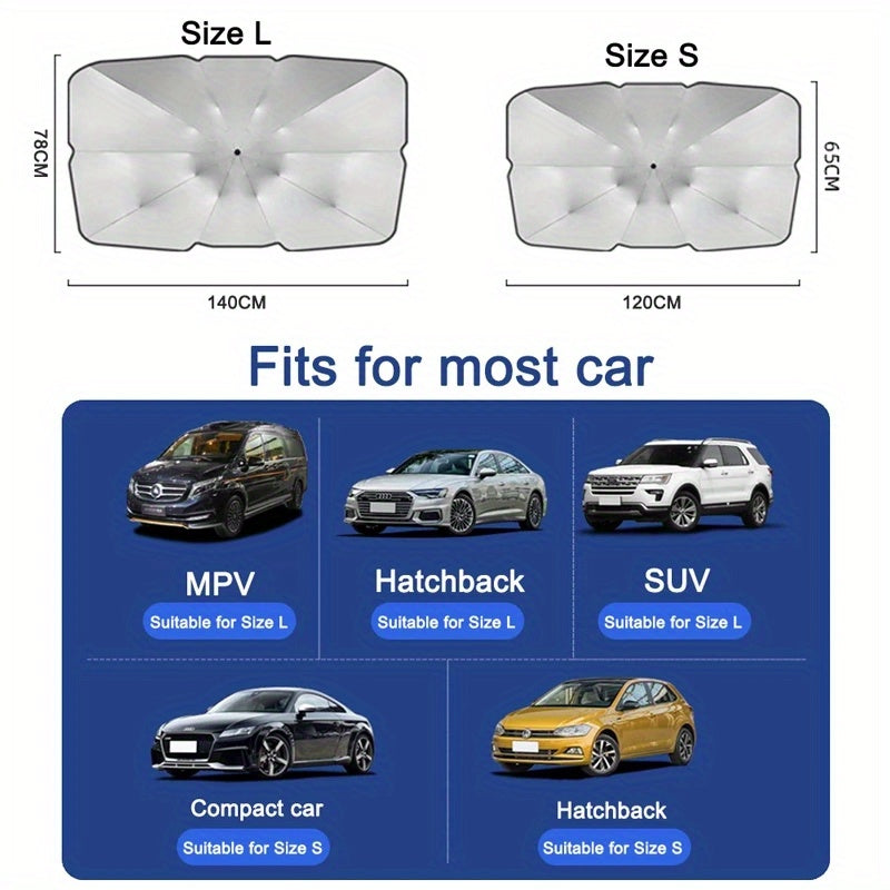 Protect Your Car From The Sun With This Universal Windshield Sun Visor!