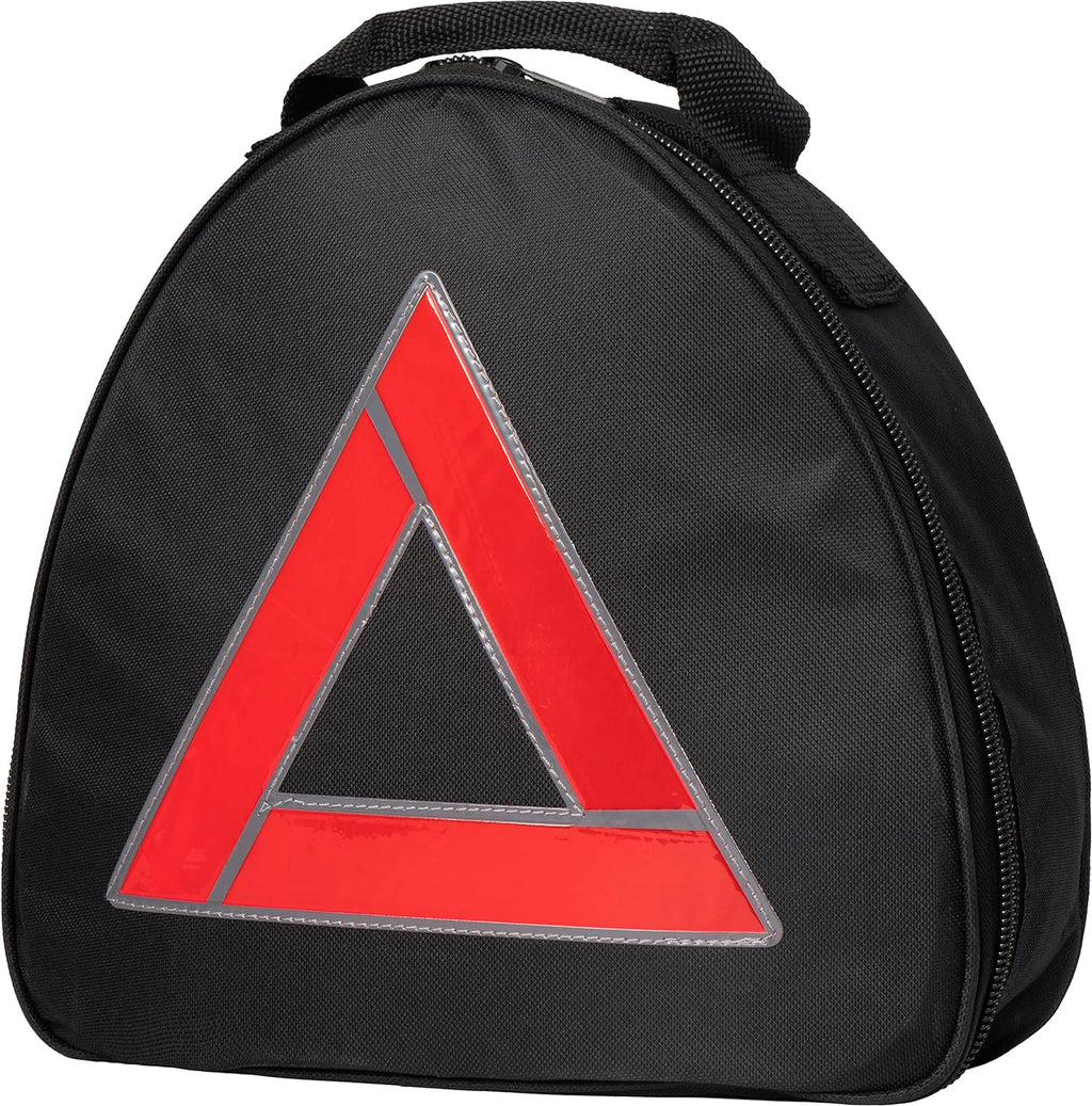Thrive Roadside Emergency Car Kit - Car Safety Accessories and Tool Kit with Jumper Cables and Mini First Aid Kit - Car Emergency Kit for Women and Men (Triangle Bag)