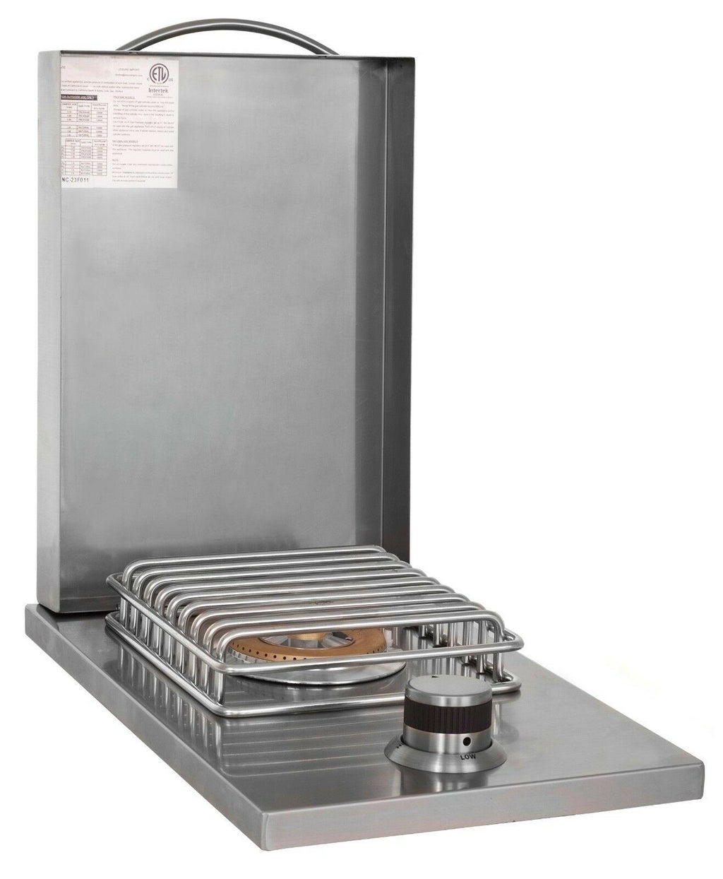 GRILLS  STEEL DROP-IN SINGLE SIDE BURNER FOR A BBQ ISLAND