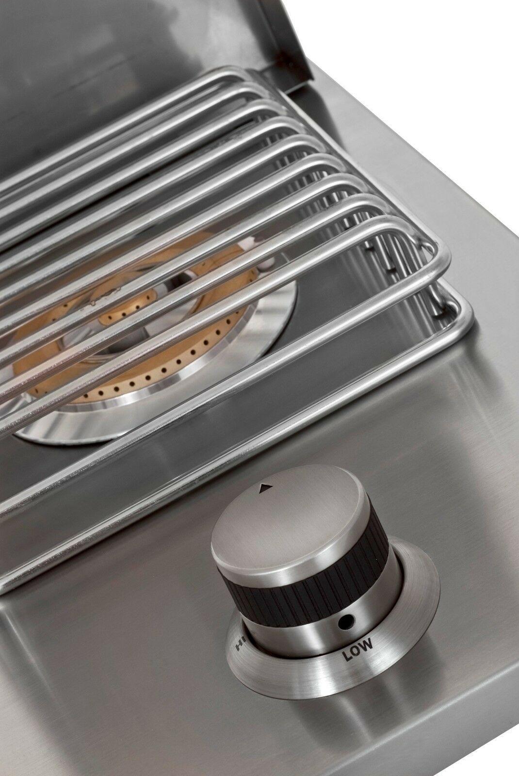 GRILLS  STEEL DROP-IN SINGLE SIDE BURNER FOR A BBQ ISLAND