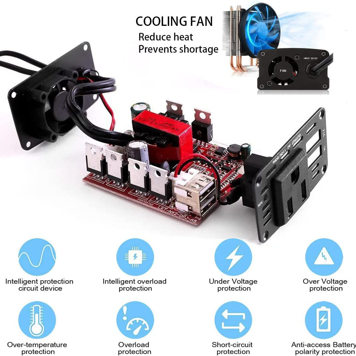 Car Power Inverter,150W Power Inverter For Car,US Standard 110V