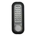 2830DC Satin Nickel Mechanical Keyless Storeroom Knob Lock with PassaFunction