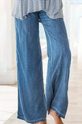 Casual thin-fit loose jeans