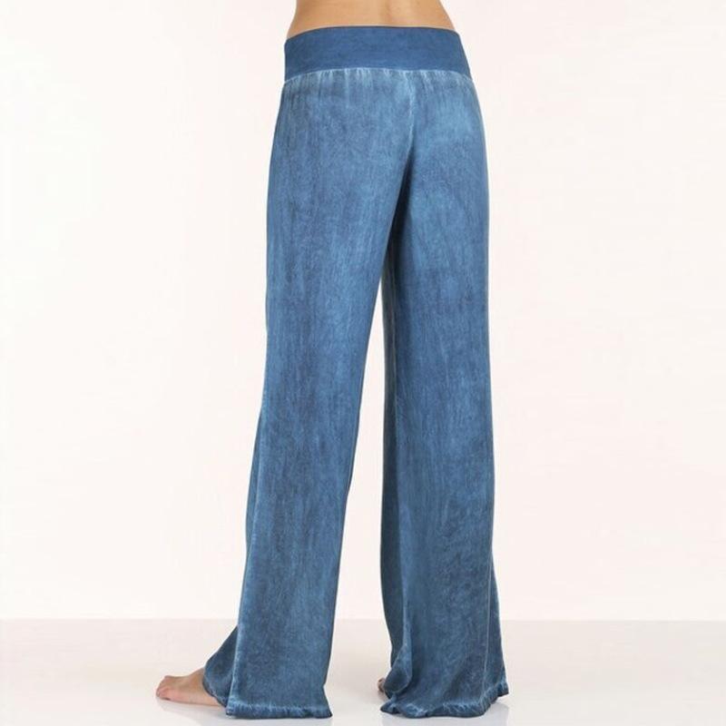 Casual thin-fit loose jeans