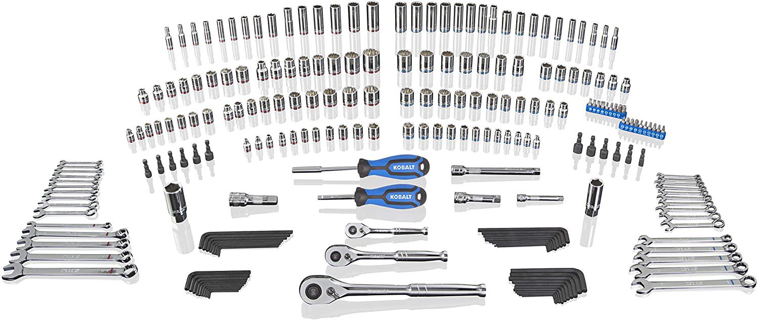 Kobalt 227-Piece Standard/Metric Mechanics Tool Set with Case 86756